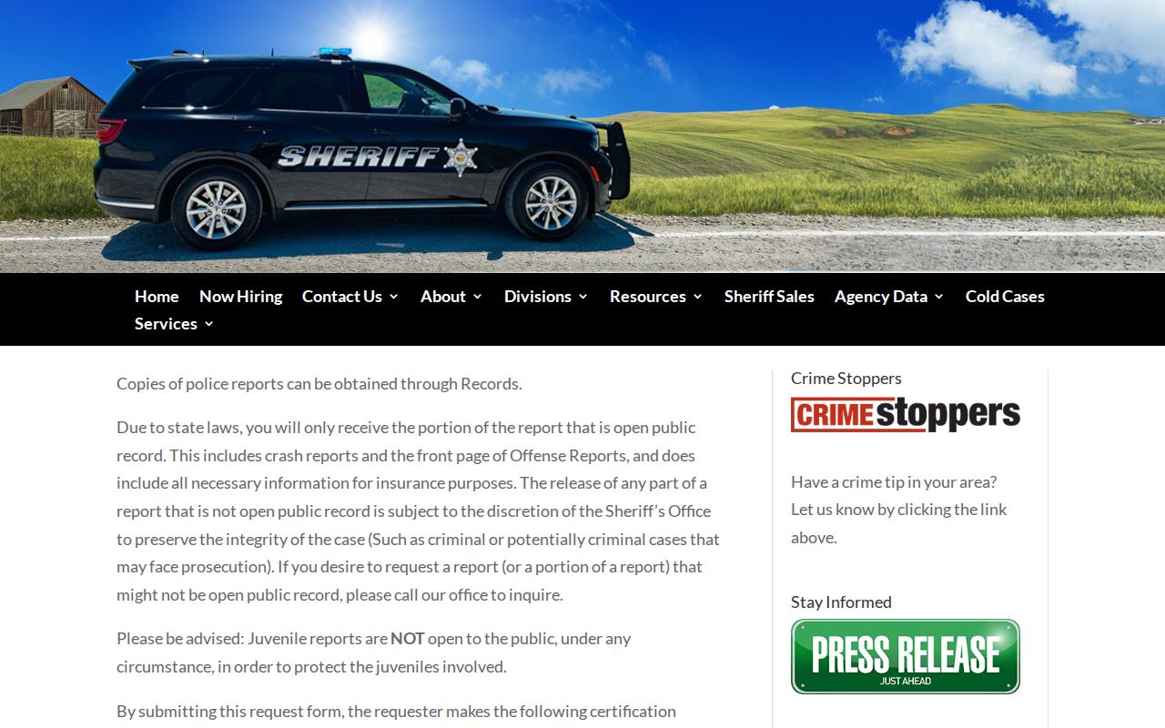 Pottawatomie County released inmate mugshot and booking photo request source